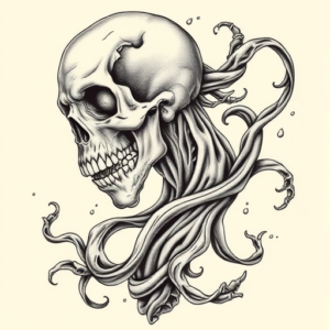 Bio-Organic Zombie Tattoo