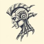 Biomechanical Achilles Tattoo