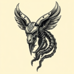 Biomechanical Anubis Tattoo