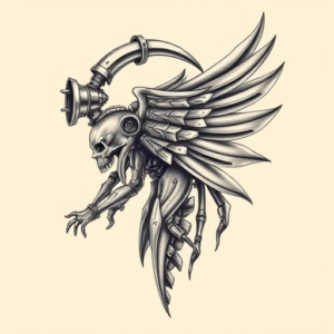 Biomechanical Apollo Tattoo