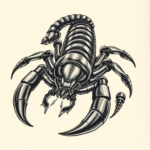 Biomechanical Centipede Tattoo