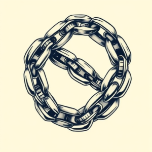 Biomechanical Chain Tattoo