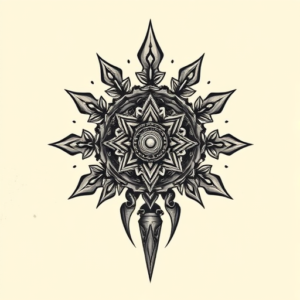 Biomechanical Chakra Tattoo