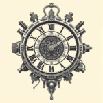 Biomechanical Clock Tattoo