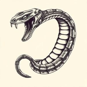 Biomechanical Cobra Tattoo