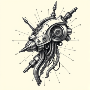 Biomechanical Coordinates Tattoo