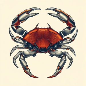 Biomechanical Crab Tattoo