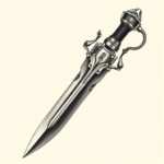 Biomechanical Dagger Tattoo