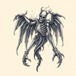 Biomechanical Ghost Tattoo