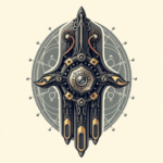 Biomechanical Hamsa Tattoo