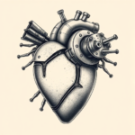 Biomechanical Heartbeat Tattoo