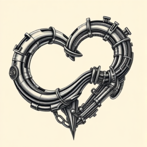 Biomechanical Infinity Tattoo