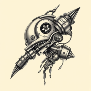 Biomechanical Mechanic Tattoo
