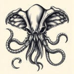 Biomechanical Medusa Tattoo