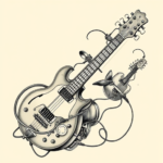 Biomechanical Music Tattoo