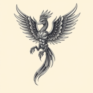 Biomechanical Quetzalcoatl Tattoo