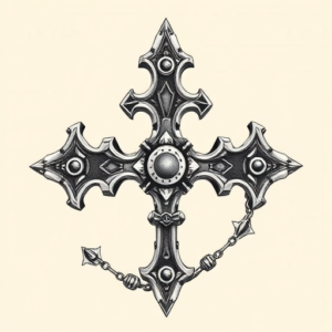 Biomechanical Rosary Tattoo