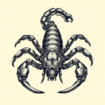 Biomechanical Scorpion Tattoo