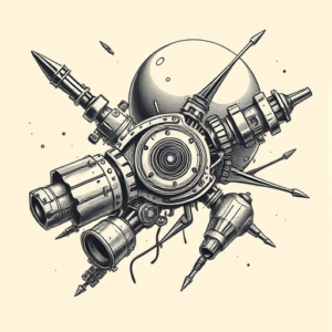 Biomechanical Space Tattoo