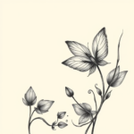 Black And Grey Nature Tattoo