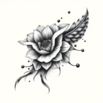 Black And Grey Water Tattoo