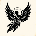 Black Angel Tattoo