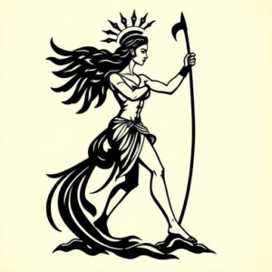 Black Athena Tattoo