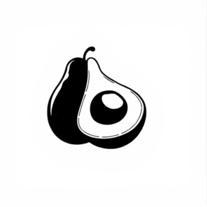 Black Avocado Tattoo