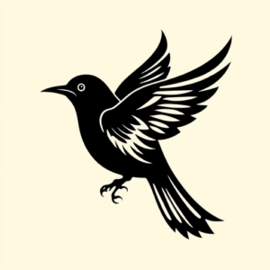 Black Bird Tattoo