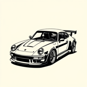 Black Car Tattoo