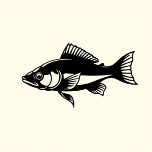 Black Catfish Tattoo