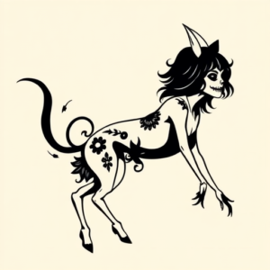 Black Catrina Tattoo