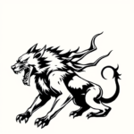 Black Cerberus Tattoo