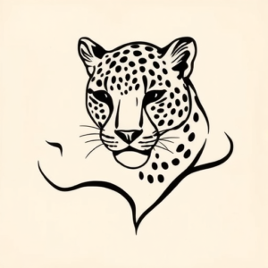 Black Cheetah Tattoo