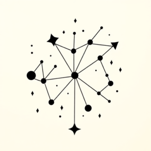 Black Constellation Tattoo