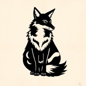 Black Coyote Tattoo
