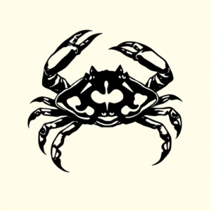 Black Crab Tattoo