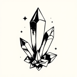 Black Crystal Tattoo