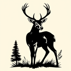 Black Deer Tattoo