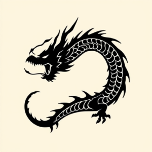 Black Dragon Tattoo