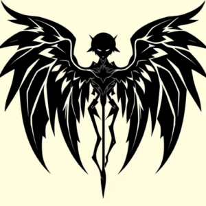 Black Evangelion Tattoo