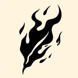 Black Fire Tattoo
