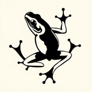 Black Frog Tattoo