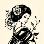 Black Geisha Tattoo