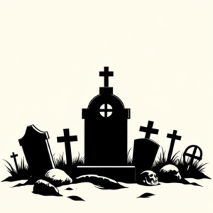 Black Graveyard Tattoo