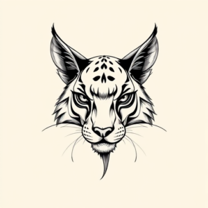 Black & Grey Ink Animal Tattoo