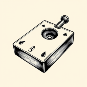 Black & Grey Ink Planchette Tattoo