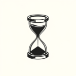 Black Hourglass Tattoo