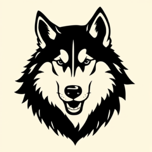 Black Husky Tattoo