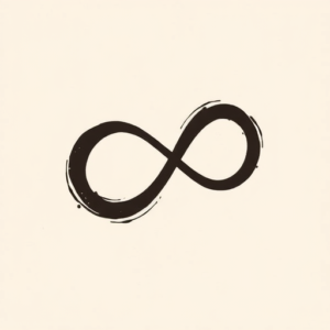 Black Infinity Tattoo